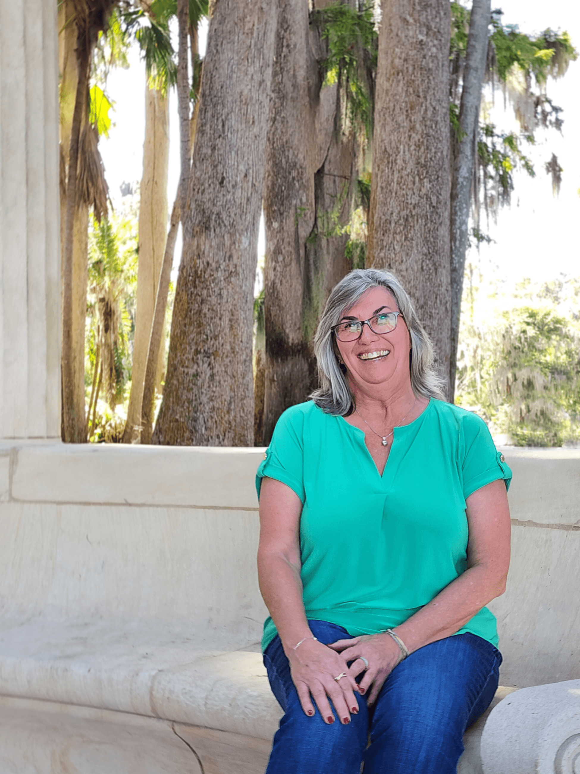 Susan on Bench