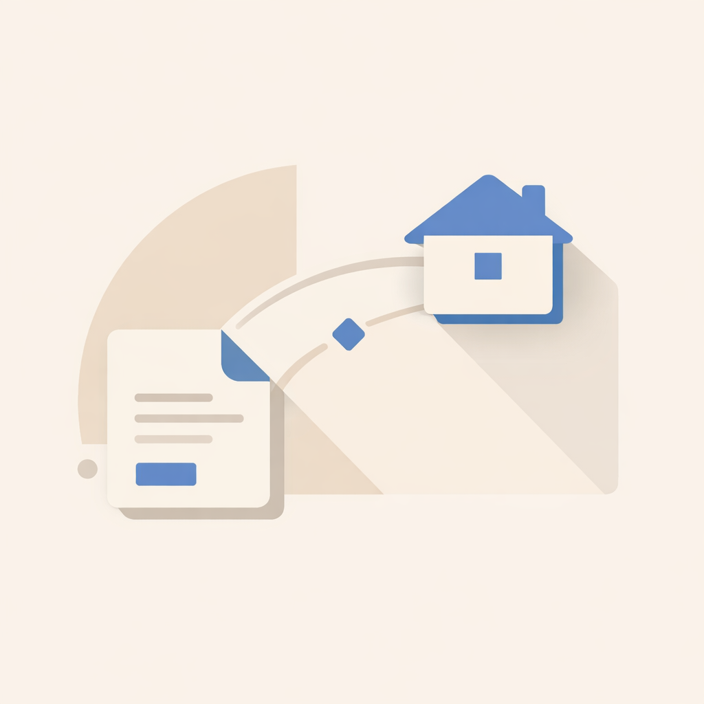 document and home illustration