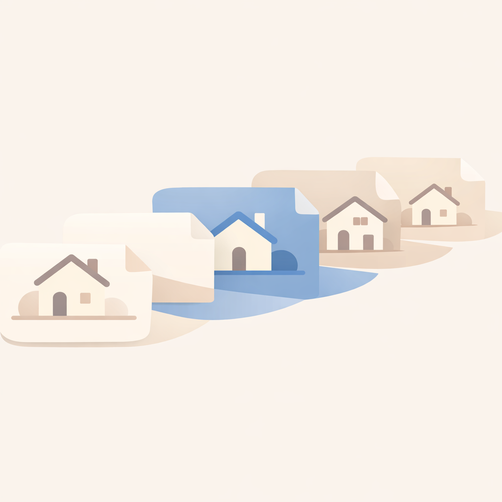 illustration of homes